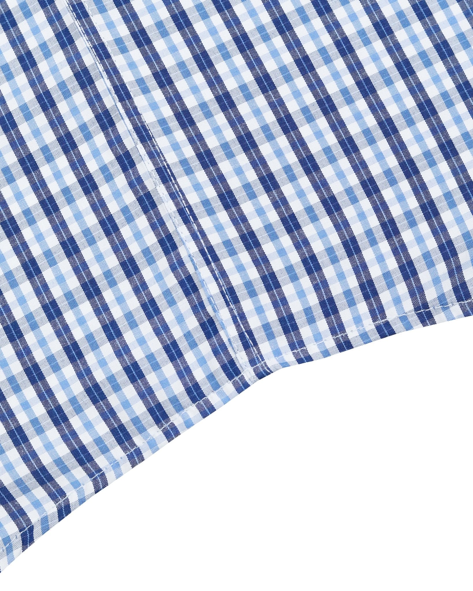 Manchester Camisa de Cuadros Manga Corta Casual Fresca - Manchester