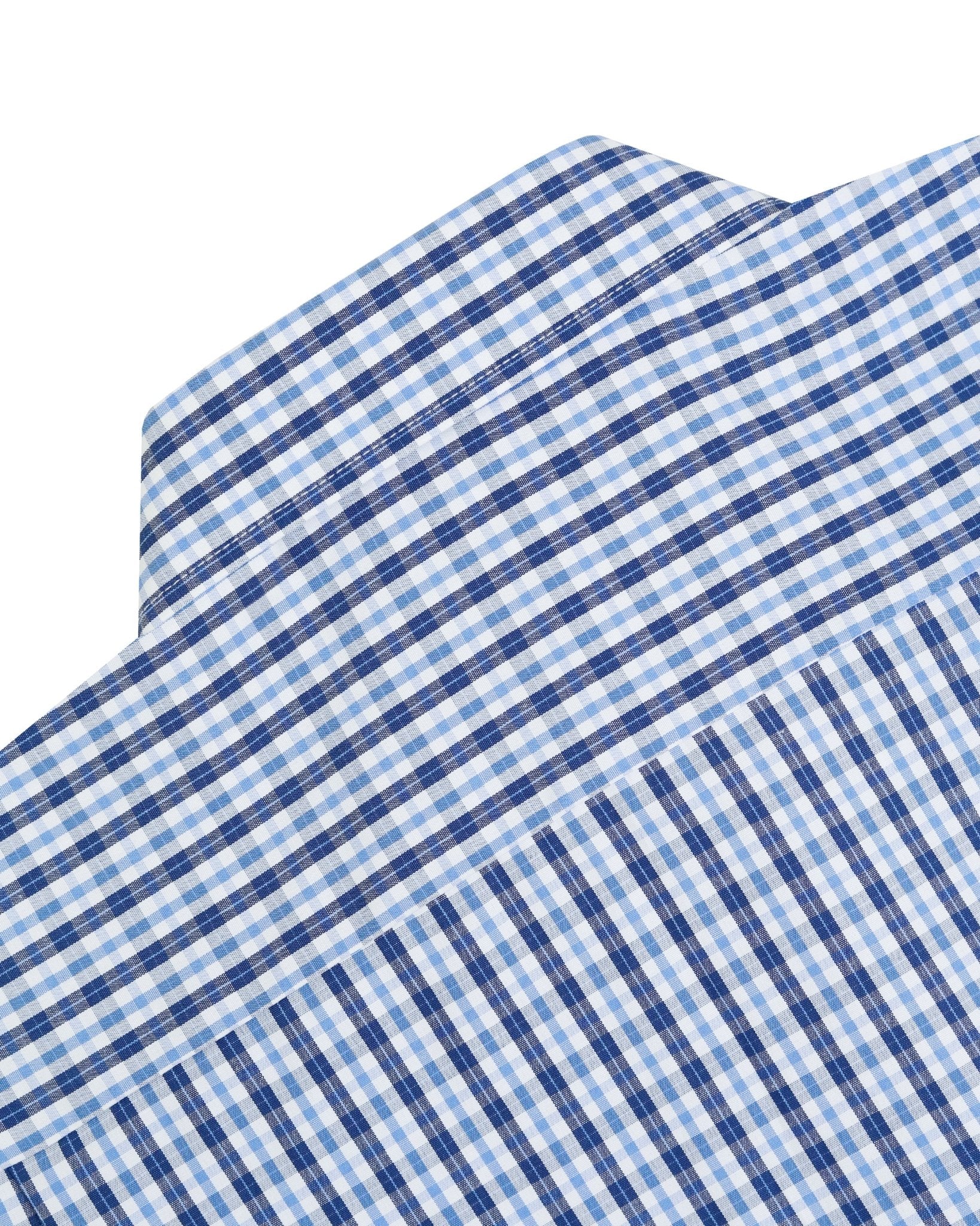 Manchester Camisa de Cuadros Manga Corta Casual Fresca - Manchester