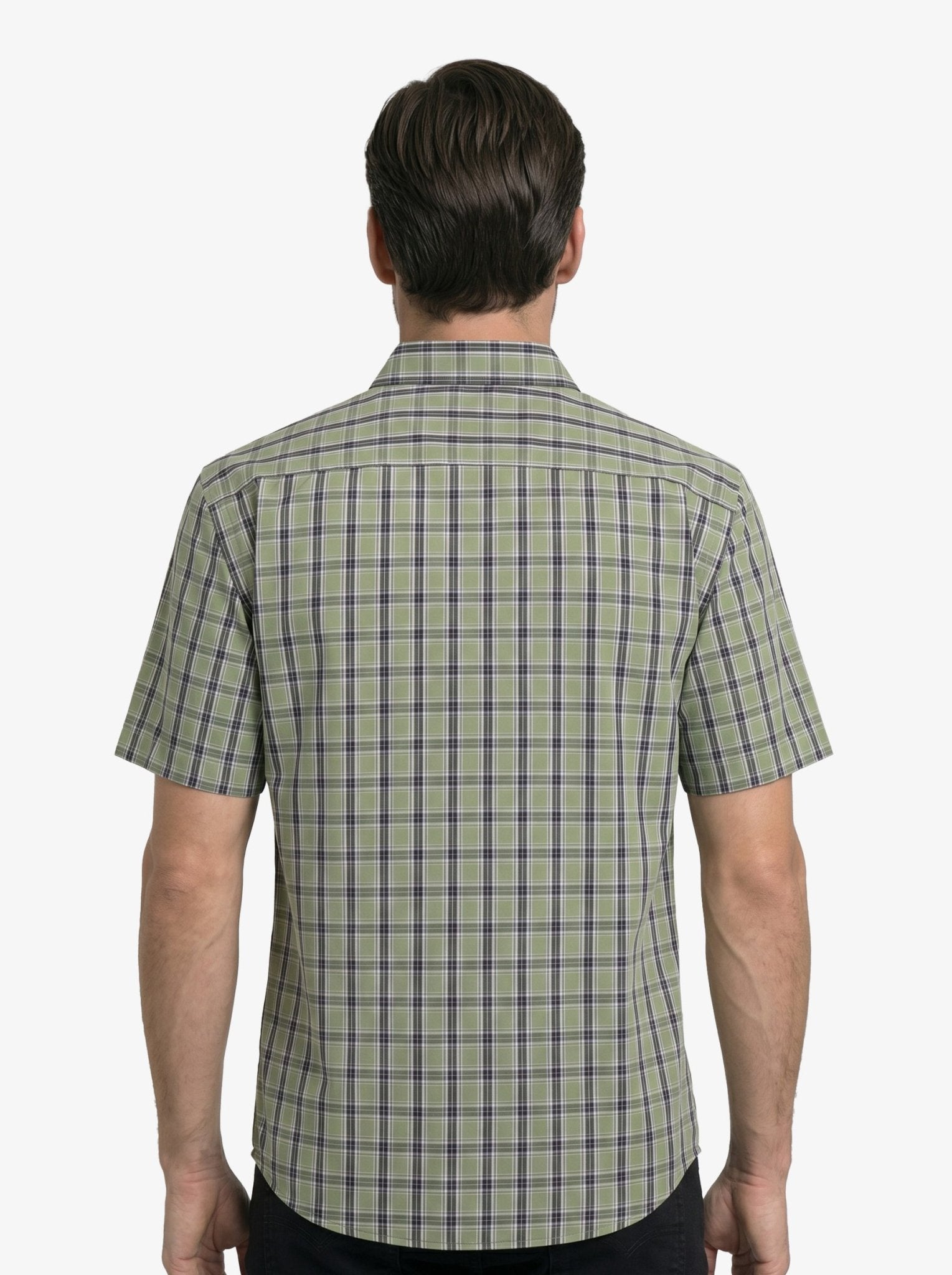 Manchester Camisa de Cuadros Manga Corta Estilo Casual - Manchester