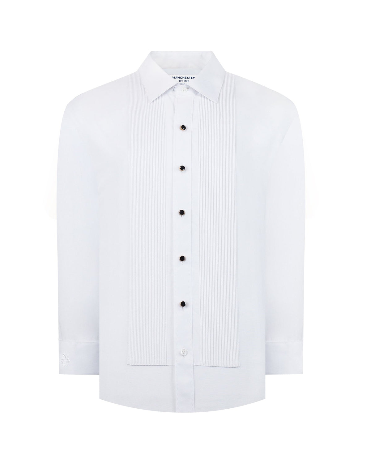 Manchester Camisa de Esmoquin Cuello Ajustable Puño Francés Slim Fit - Manchester