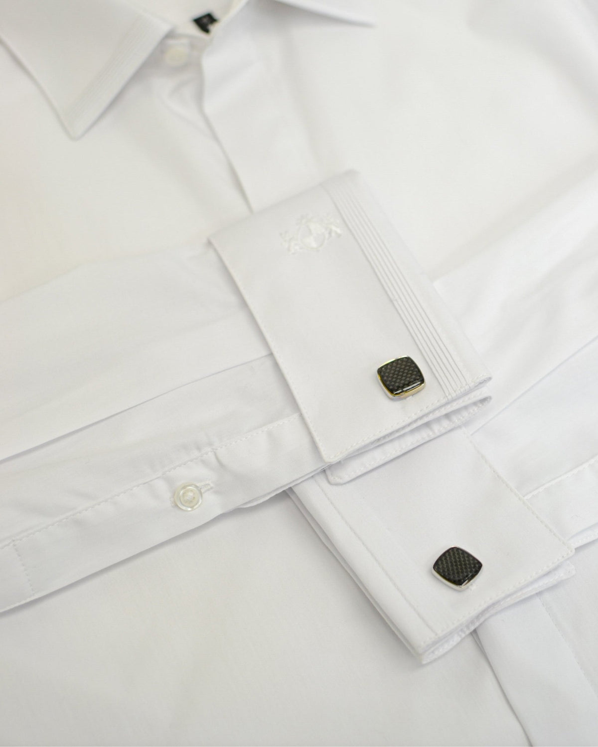 Puño doble de camisa de etiqueta Manchester