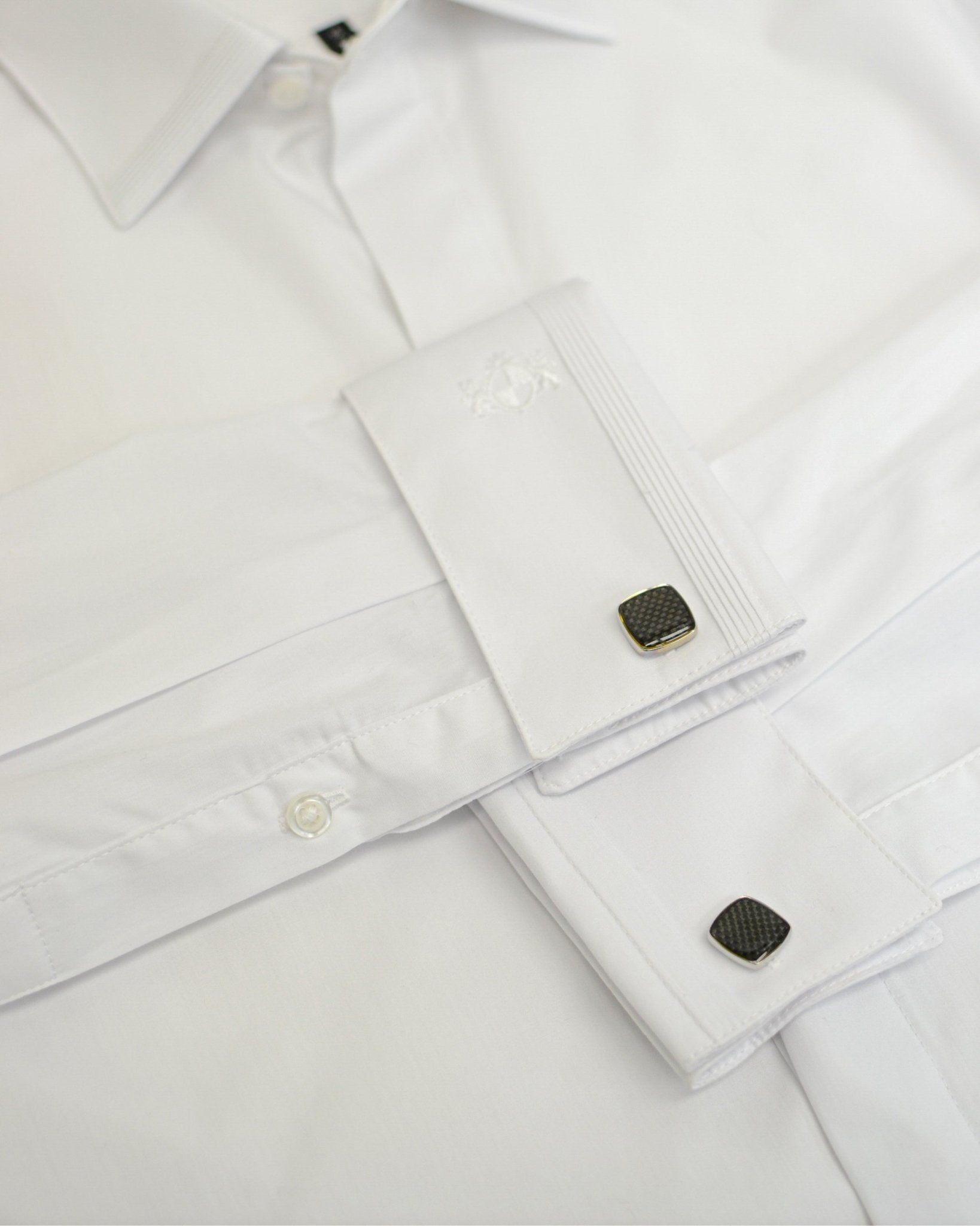 Manchester Camisa de Etiqueta Algodón y Poliéster con Cuello Ajustable Sin Bolsas - Manchester