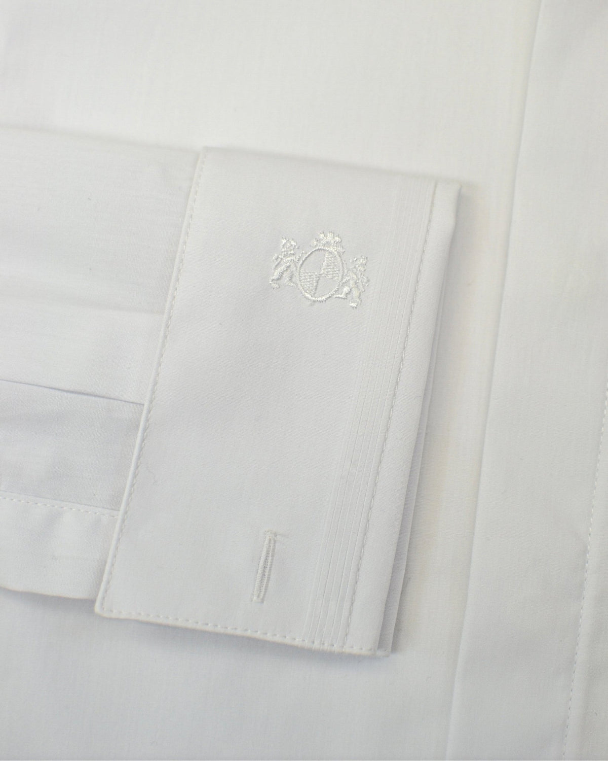 Algodón ultra blanco de camisa de etiqueta Manchester