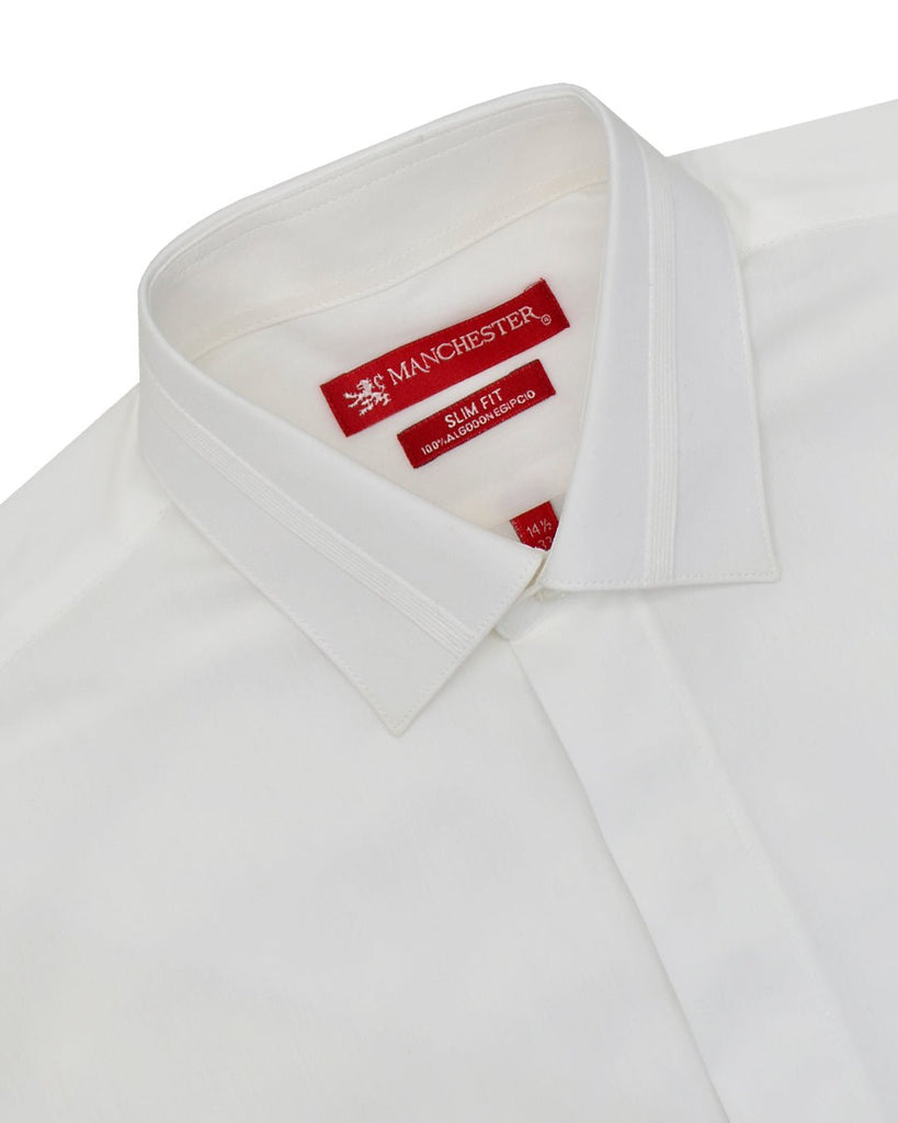 Manchester Camisa de Etiqueta en Algodón con Puño Doble - Manchester