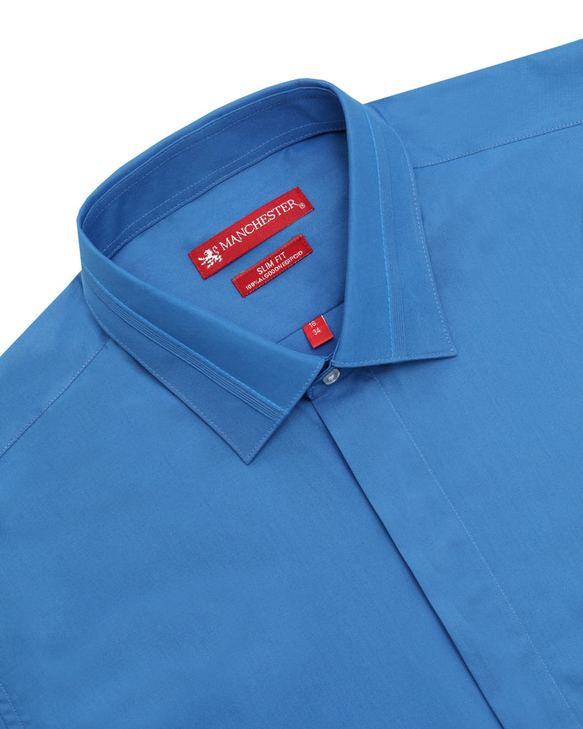 Manchester Camisa de Etiqueta en Algodón con Puño Doble - Manchester