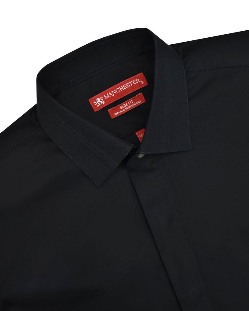 Manchester Camisa de Etiqueta en Algodón con Puño Doble - Manchester