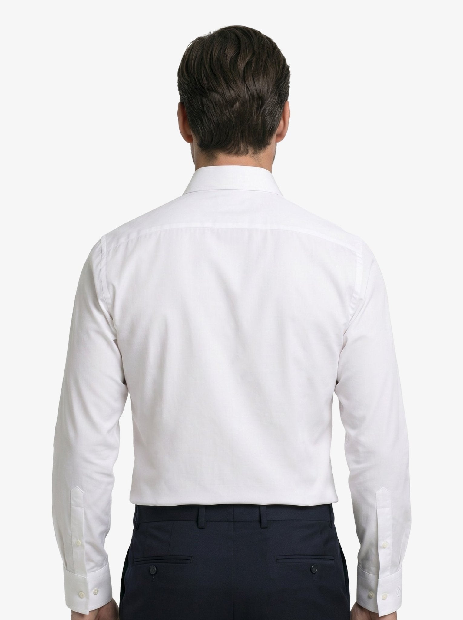 Manchester Camisa de Etiqueta para Smoking Manga Larga color blanco para hombre