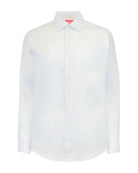 Manchester Camisa de Etiqueta Slim Fit Mezcla Algodón con Cuello Ajustable - Manchester