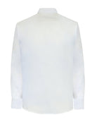 Manchester Camisa de Etiqueta Slim Fit Mezcla Algodón con Cuello Ajustable - Manchester