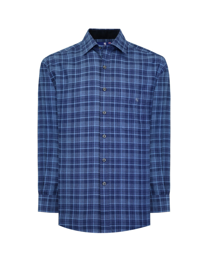 Manchester Camisa de Franela 100% Algodón - Manga Larga - Manchester