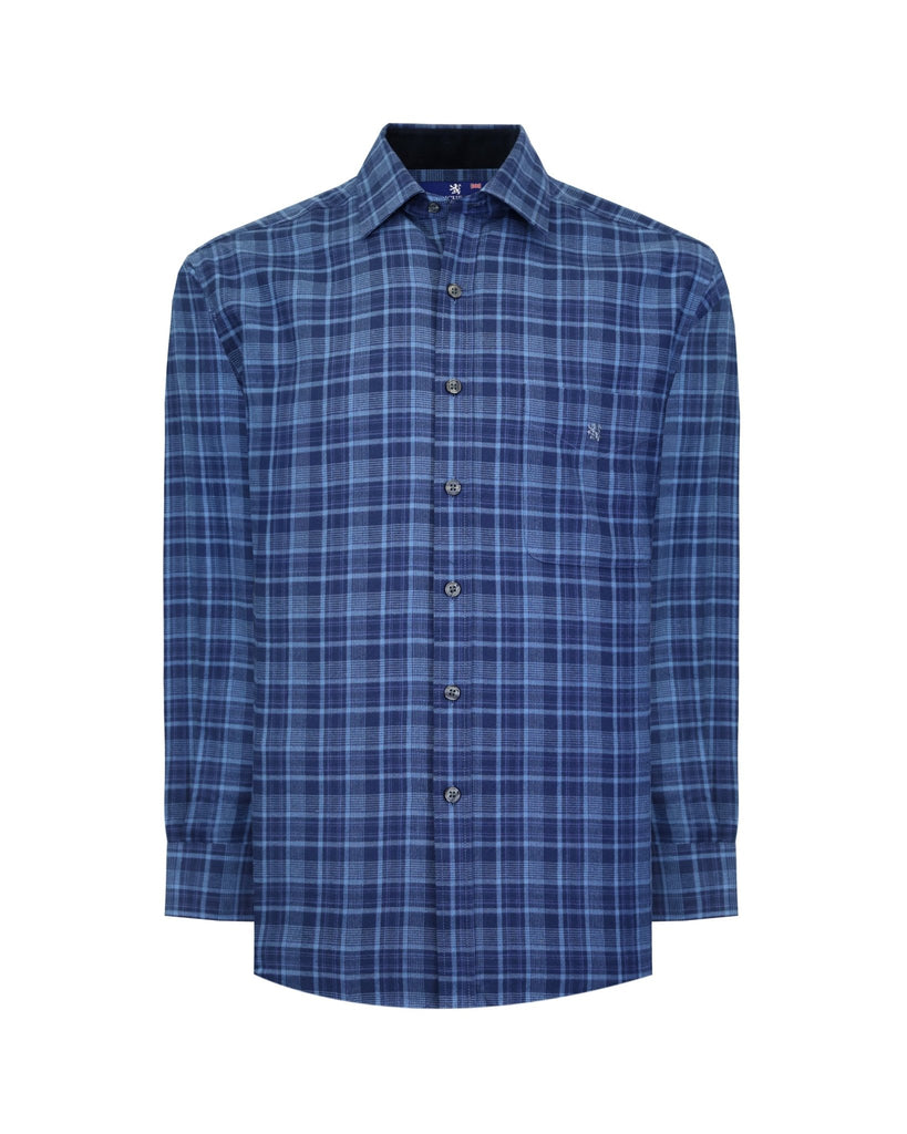 Manchester Camisa de Franela 100% Algodón - Manga Larga - Manchester