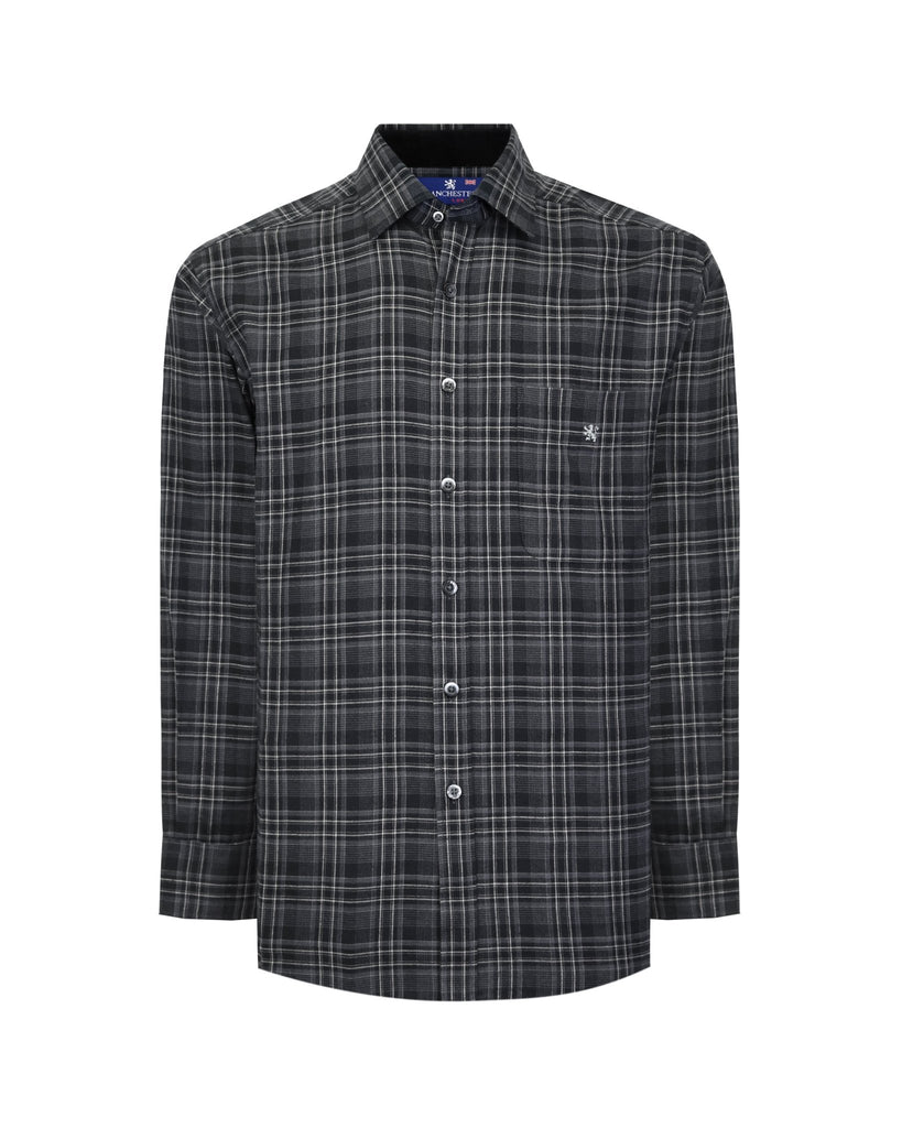 Manchester Camisa de Franela 100% Algodón - Manga Larga - Manchester