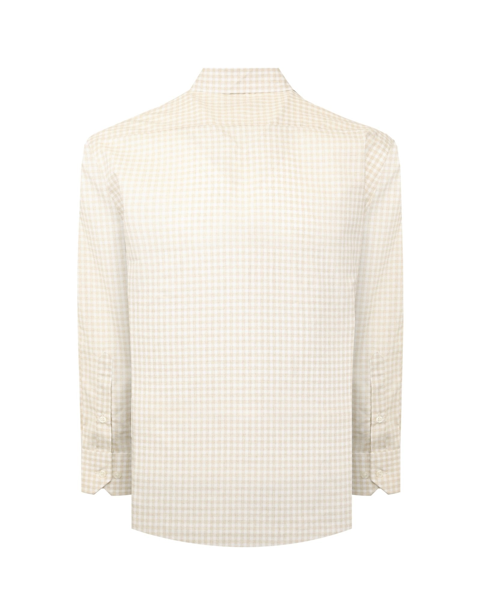 Manchester Camisa de Semi - Casual con Diseño Geométrico Suave - Manchester