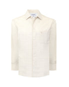 Manchester Camisa de Semi - Casual con Diseño Geométrico Suave - Manchester
