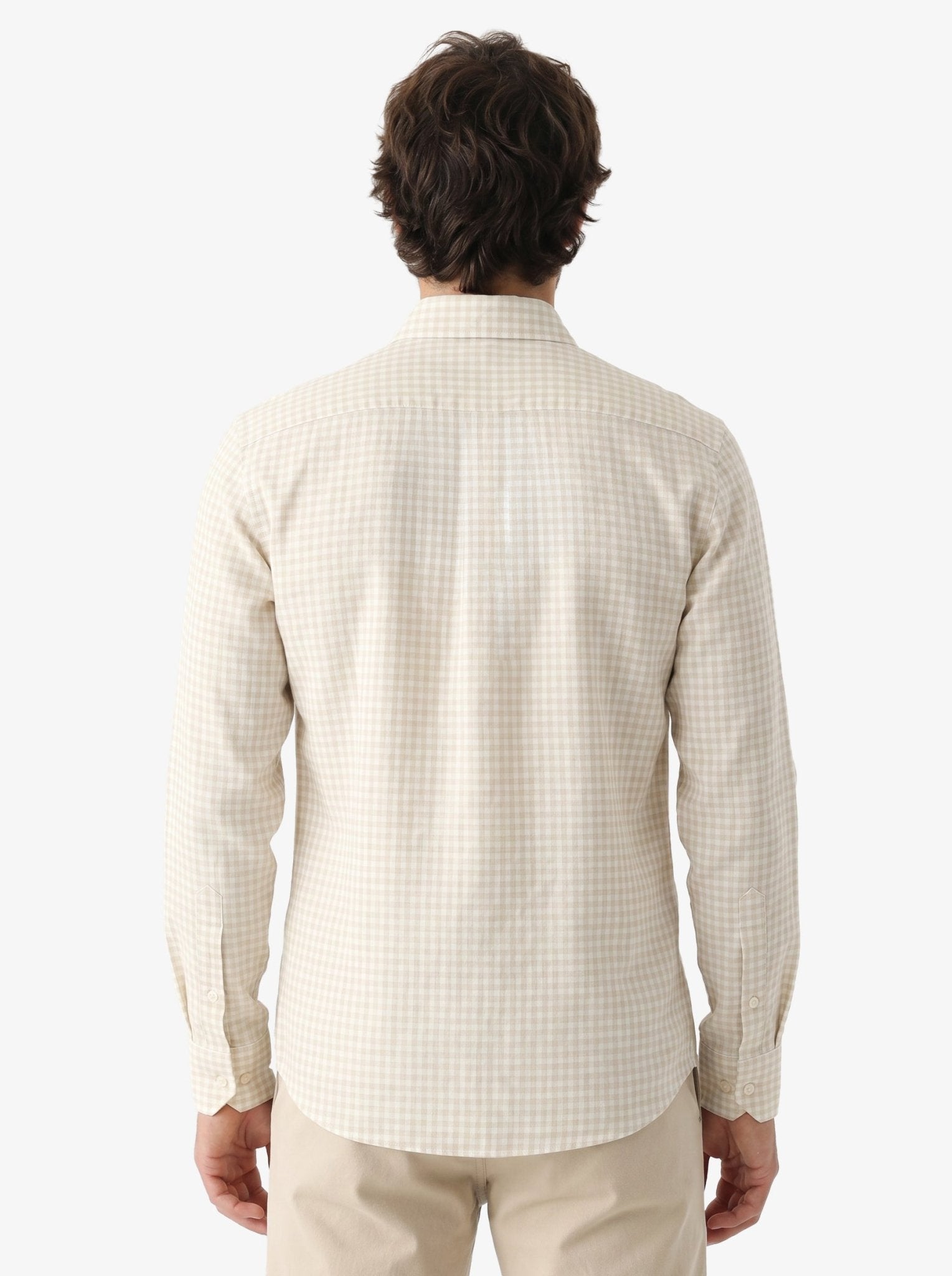 Manchester Camisa de Semi-Casual con Diseño Geométrico Suave - Manchester