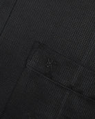 Manchester Camisa de Vestir Algodón y Poliéster Manga Larga color negro para hombre