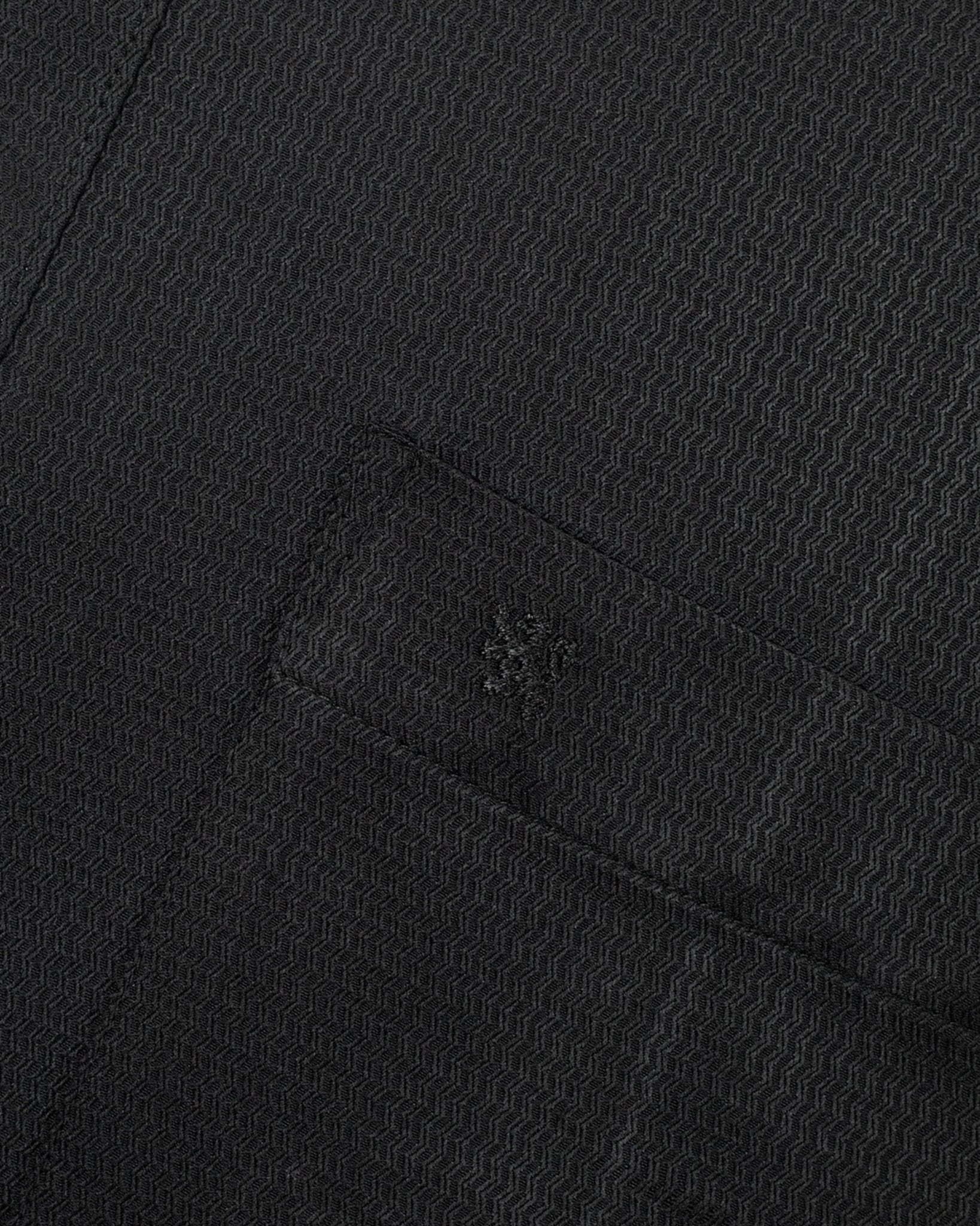 Manchester Camisa de Vestir Algodón y Poliéster Manga Larga color negro para hombre