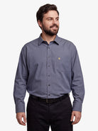 Manchester Camisa de Vestir Big and Tall 100% Algodón Manga Larga - Manchester