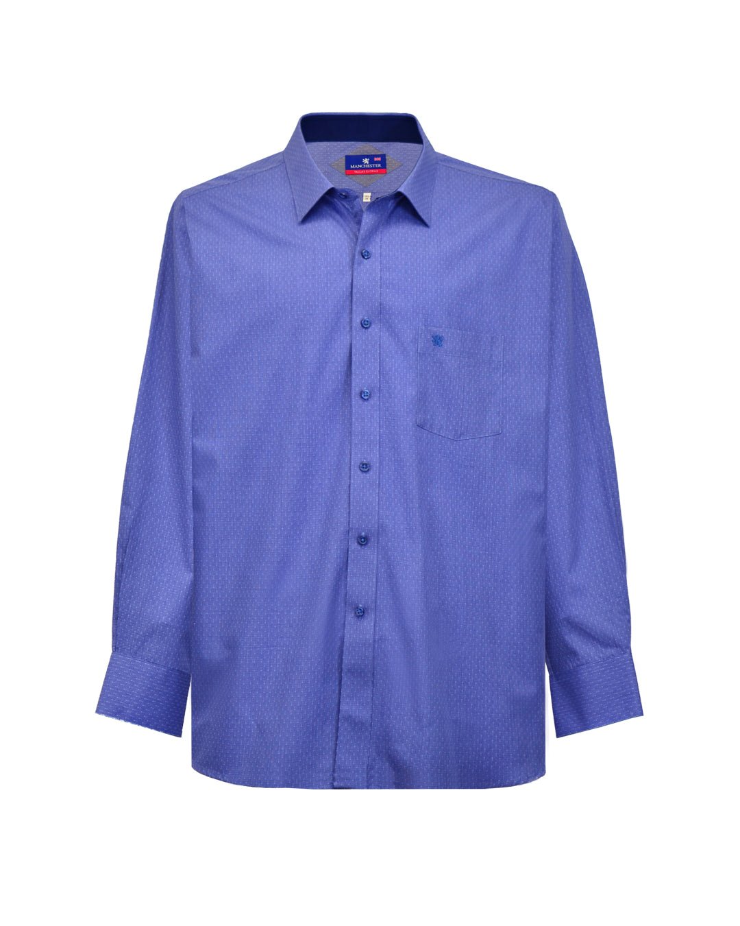 Manchester Camisa de Vestir Big and Tall 100% Algodón Manga Larga - Manchester