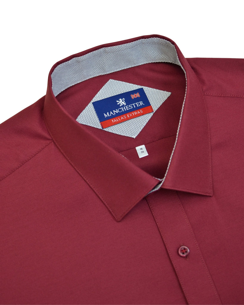 Manchester Camisa de Vestir Big and Tall Algodón y Poliéster Regular Fit - Manchester