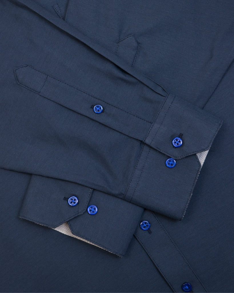 Manchester Camisa de Vestir Big and Tall Algodón y Poliéster Regular Fit - Manchester