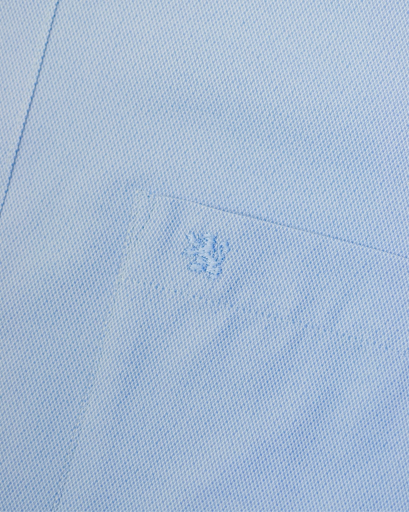 Manchester Camisa de Vestir Big and Tall Color Sólido Algodón y Poliéster Manga Larga - Manchester