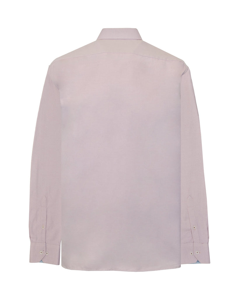 Manchester Camisa de Vestir Big and Tall Color Sólido Algodón y Poliéster Manga Larga - Manchester