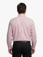 Manchester Camisa de Vestir Big and Tall Color Sólido Algodón y Poliéster Manga Larga - Manchester