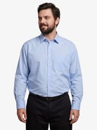 Manchester Camisa de Vestir Big and Tall Cuello Ajustable Algodón y Poliéster - Manchester