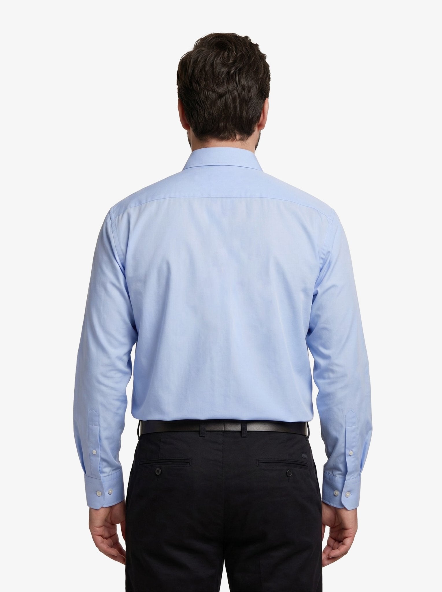 Manchester Camisa de Vestir Big and Tall Cuello Ajustable Algodón y Poliéster - Manchester