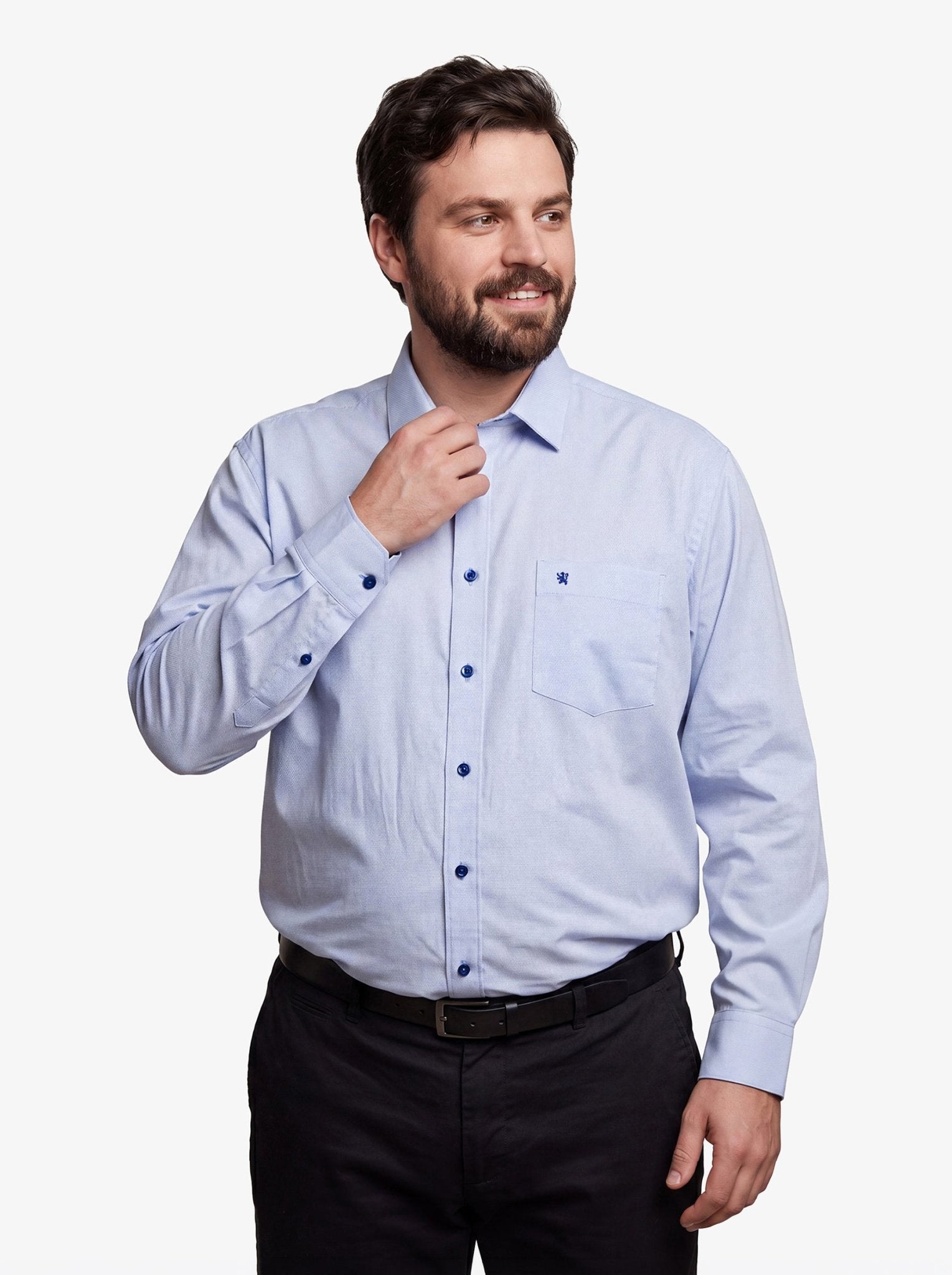Manchester Camisa de Vestir Big & Tall Algodón-Poliéster - Manchester