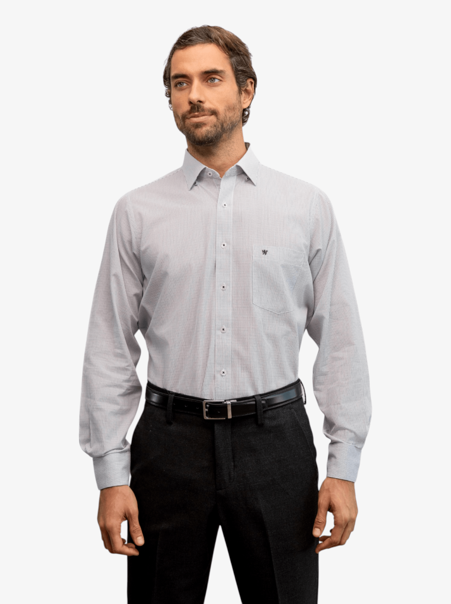 Manchester Camisa de Vestir Button Down Oculto - Manchester