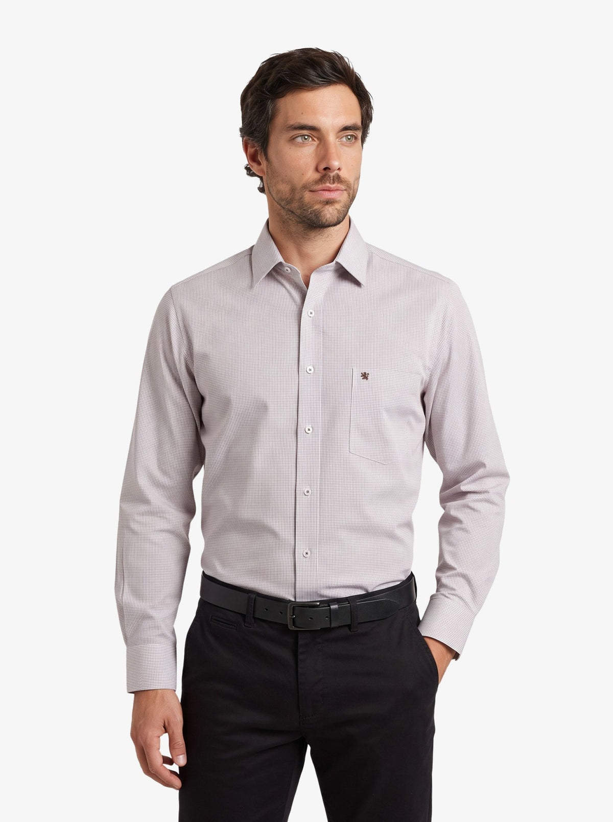 Manchester Camisa de Vestir Button Down Oculto - Manchester