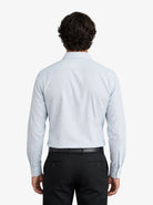 Manchester Camisa de Vestir Button Down Oculto Rayas Finas - Manchester