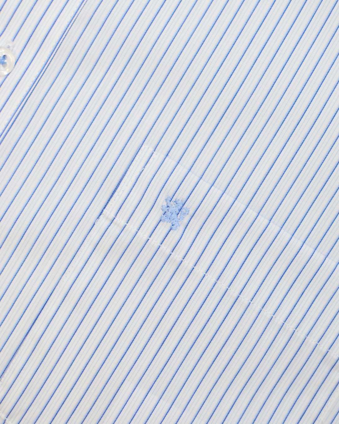 Manchester Camisa de Vestir Button Down Oculto Rayas Finas Elegante - Manchester
