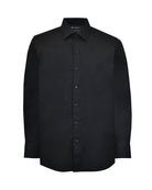 Manchester Camisa de Vestir con Cuello Ajustable y Puño Convertible de Algodón y Poliéster - Manchester