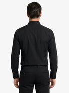Manchester Camisa de Vestir con Cuello Ajustable y Puño Convertible de Algodón y Poliéster color blanco para hombre