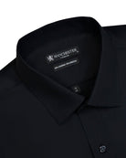 Manchester Camisa de Vestir con Cuello Ajustable y Puño Convertible de Algodón y Poliéster - Manchester