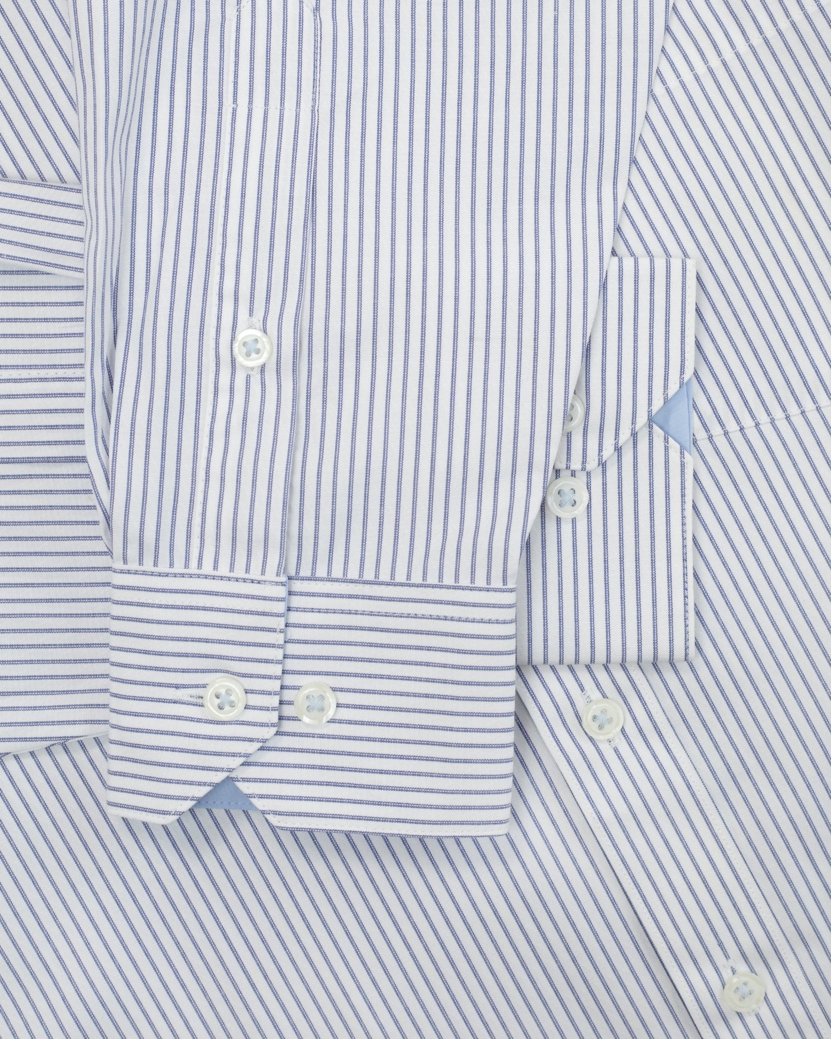 Manchester Camisa de Vestir con Cuello Roma y Puño Ejecutivo en Mezcla Algodón-Poliéster - Manchester