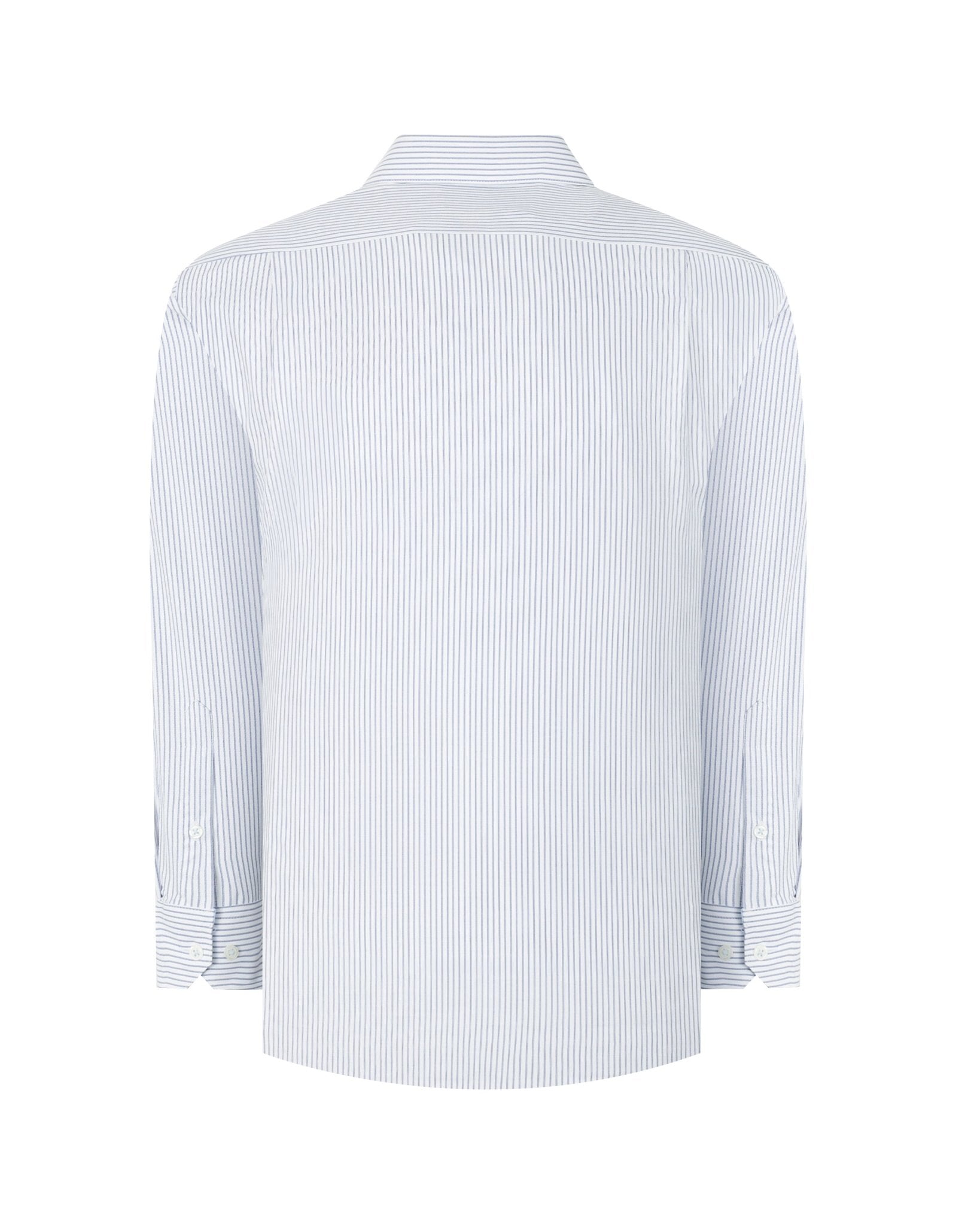 Manchester Camisa de Vestir con Cuello Roma y Puño Ejecutivo en Mezcla Algodón-Poliéster - Manchester