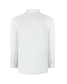 Manchester Camisa de Vestir Corte Slim Algodón-Poliéster color gris para hombre
