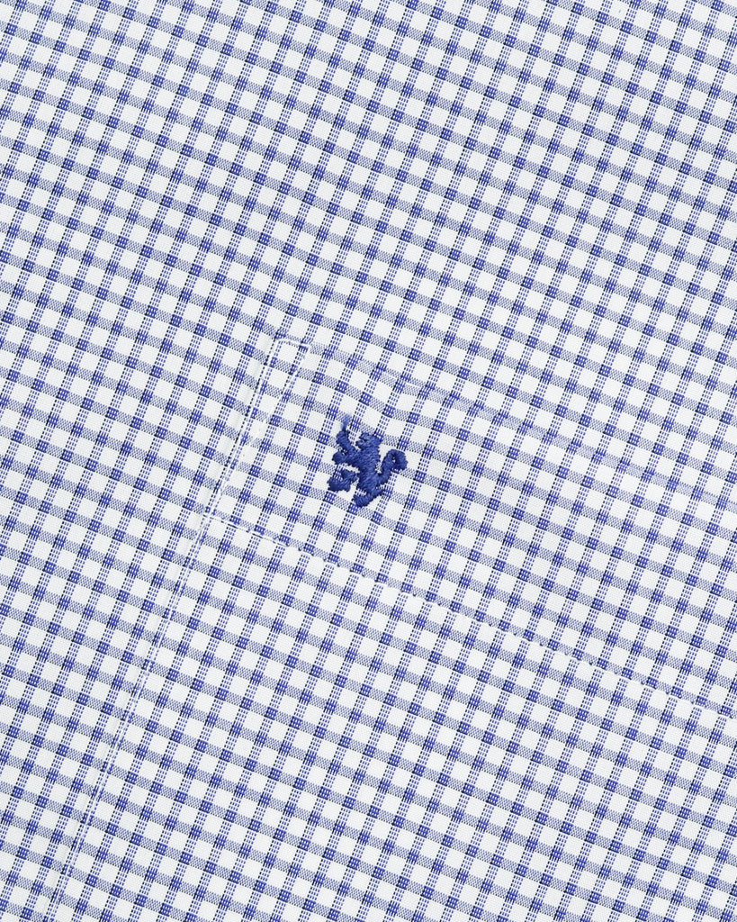 Manchester Camisa de Vestir Cuadrado Algodón - Poliéster - Manchester