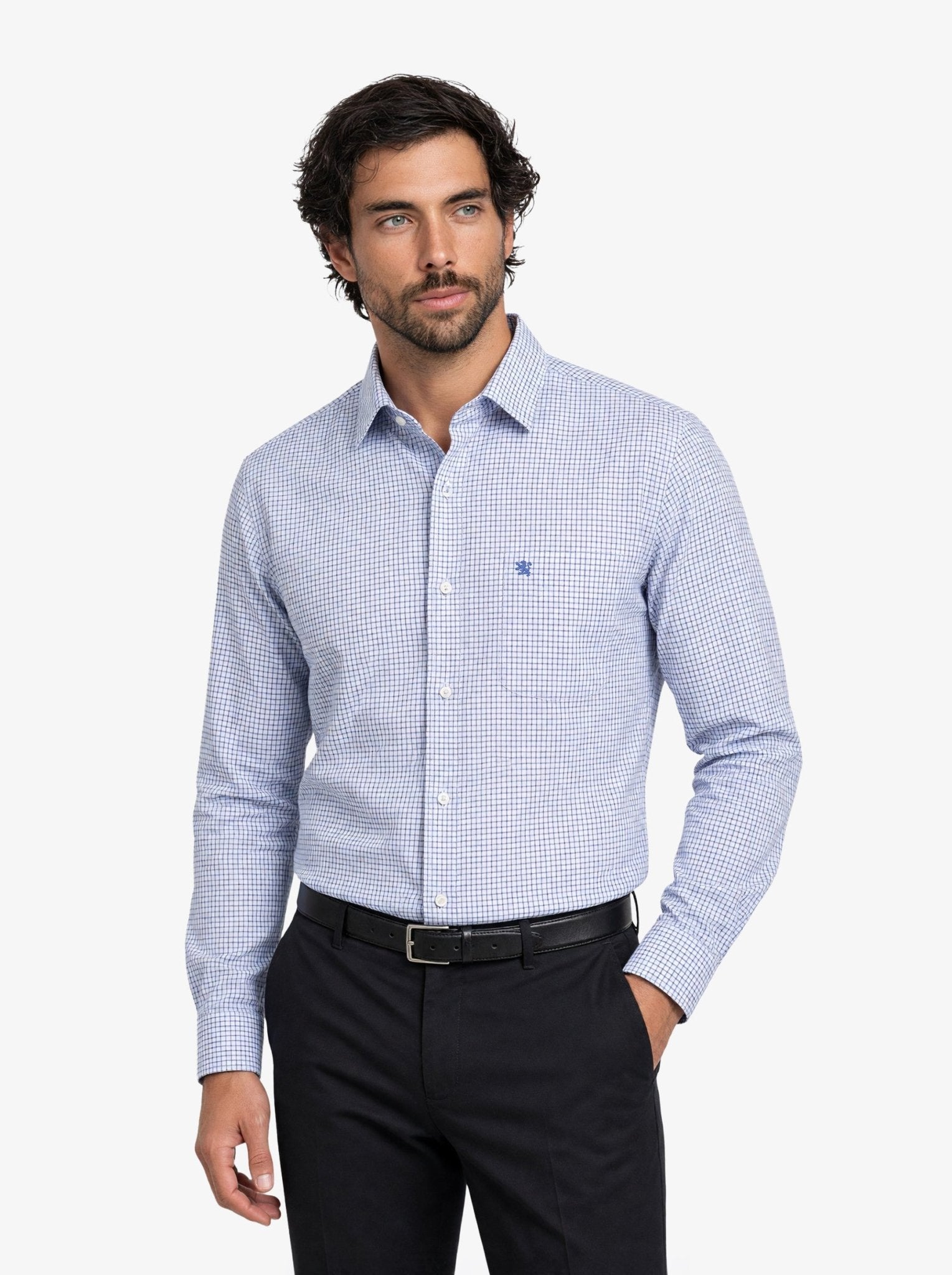 Manchester Camisa de Vestir Cuadros - Manchester