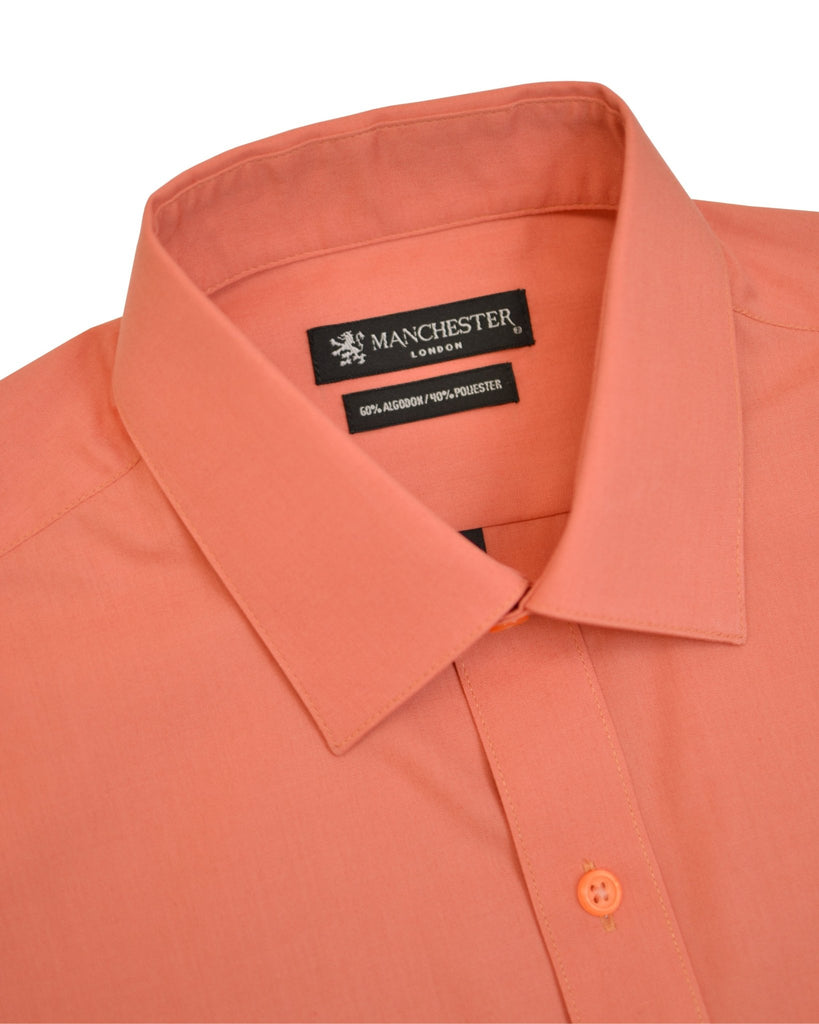 Manchester Camisa de Vestir Cuello Ajustable Algodón y Poliéster - Manchester