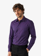 Manchester Camisa de Vestir Cuello Ajustable Algodón y Poliéster - Manchester