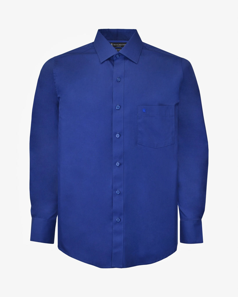 Manchester Camisa de Vestir Cuello Ajustable Algodón y Poliéster - Manchester