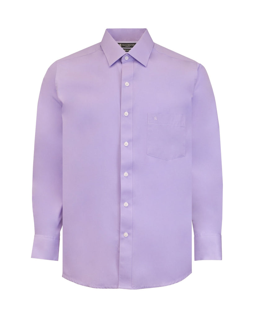 Manchester Camisa de Vestir Cuello Ajustable Algodón y Poliéster - Manchester