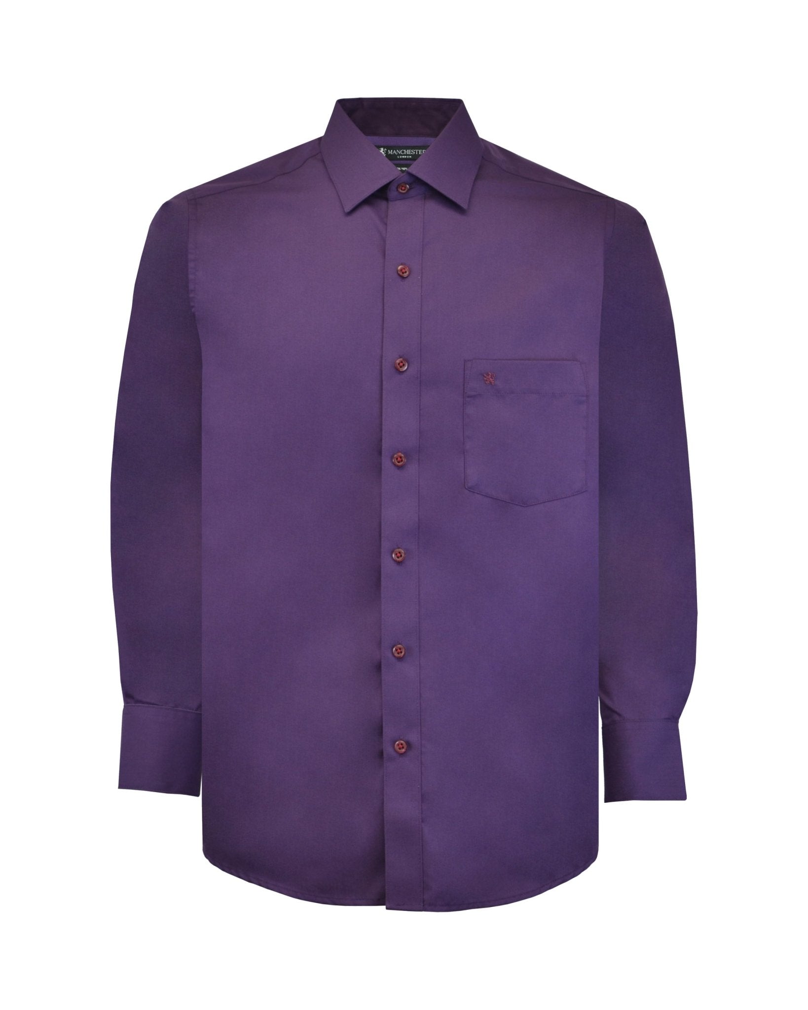 Manchester Camisa de Vestir Cuello Ajustable Algodón y Poliéster - Manchester