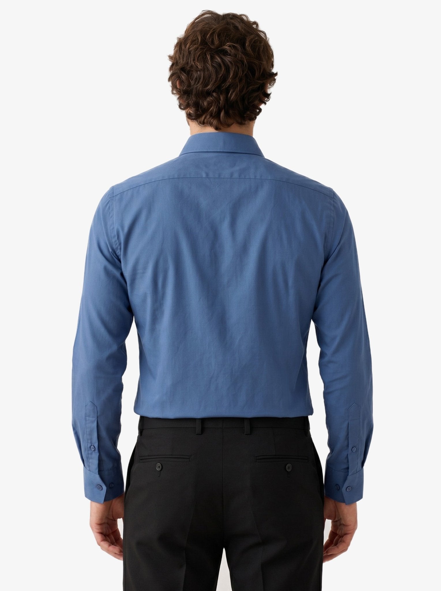 Manchester Camisa de Vestir Cuello Ajustable Algodón y Poliéster - Manchester