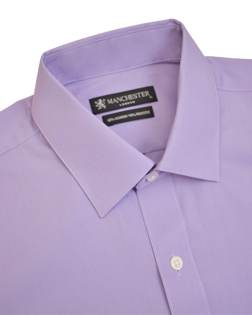 Manchester Camisa de Vestir Cuello Ajustable Algodón y Poliéster - Manchester